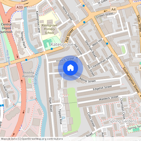Alpine Street, Reading, Berkshire, RG1