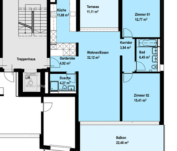 Lichtdurchflutete 3 1/2-Zimmerwohnung im Oberland zu vermieten - Photo 4