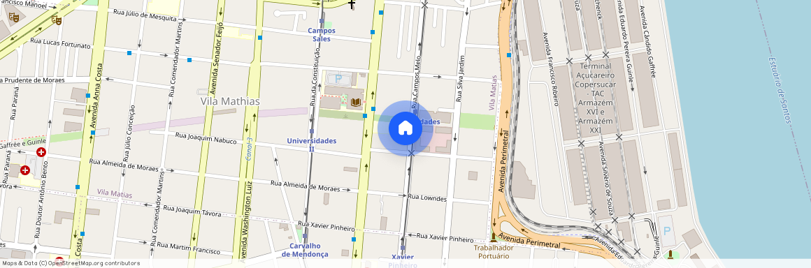 Rua Campos Melo 154, Santos, Santos - SP, 11015-010, Brazil