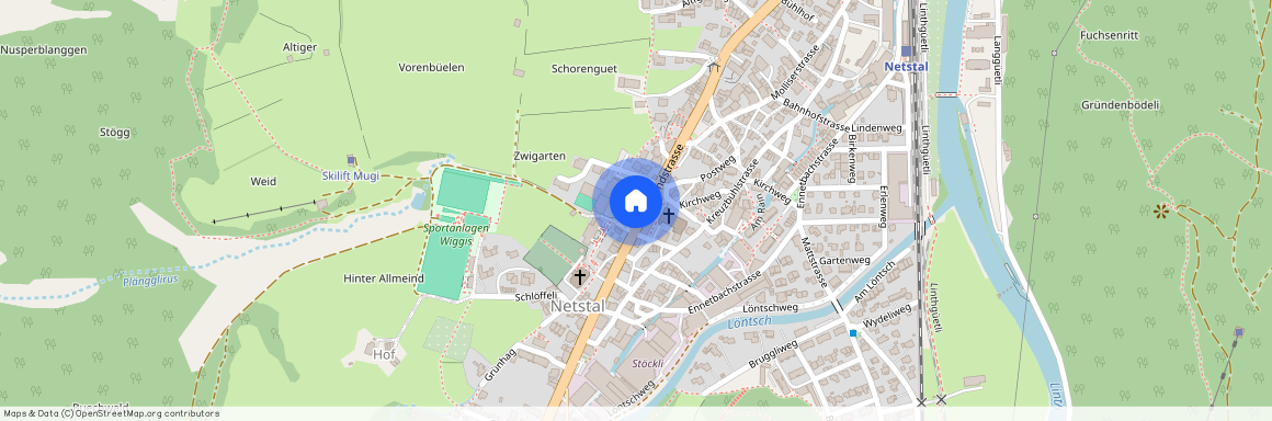 8754, Netstal, Landstrasse, 44