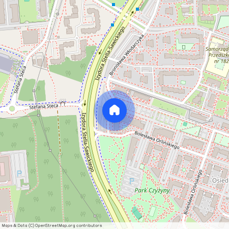 ul. Bolesława Orlińskiego, Czyżyny, Czyżyny, Kraków, małopolskie