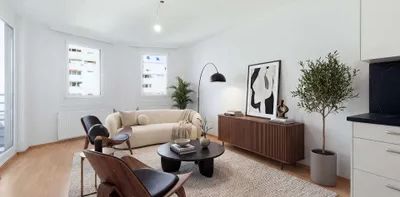 Helle 2-Zimmer-Wohnung mit Loggia & hochwertiger Tischlerküche in ruhiger Innenhoflage - Foto 2