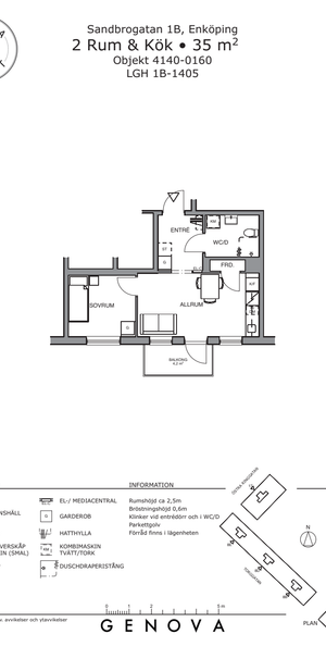 Sandbrogatan 1B, 74949, Enköping - Photo 1