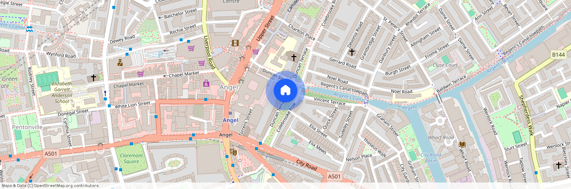 Duncan Terrace, Angel, Islington, London, N1