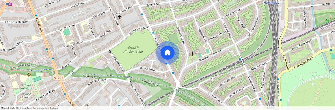 Ferme Park Road, Finsbury Park, N4