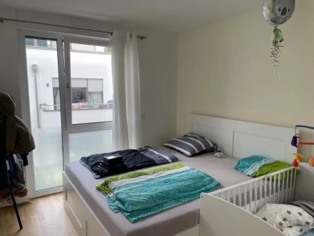 MIETE: Mainz Weisenau, Neubauwohnung, 3-Zimmer, mit Balkon, EBK und Stellplatz - Foto 5