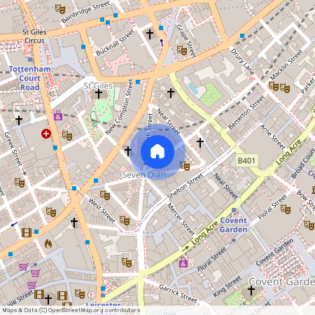 Seven Dials Court, Covent Garden, WC2