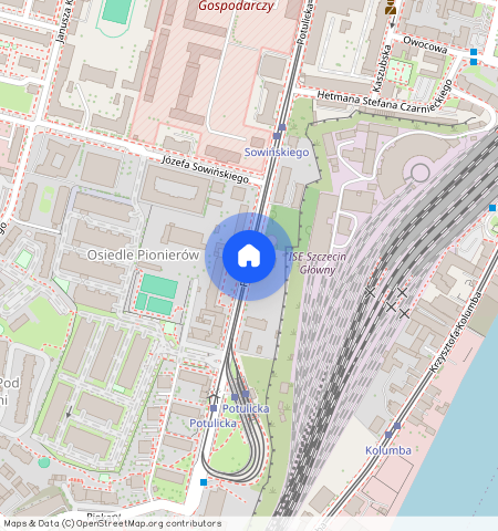 Centrum, ul. Potulicka, Szczecin