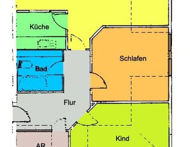 Senftenberg! Optimale 3-Zimmer-Dachgeschosswohnung für Individualisten! - Photo 1