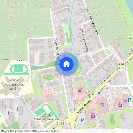 ul. Szymona Koszyka, Zaodrze, Opole, opolskie