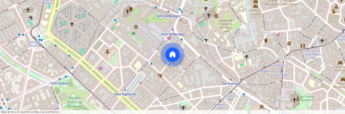 Via Carroccio, Milan, Lombardy 20123