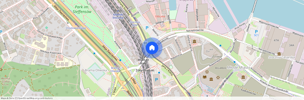 ks. Jerzego Popiełuszki, Młyniska, Gdańsk, pomorskie