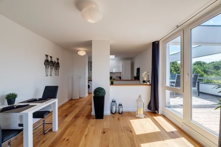 Furnished apartment with large roof terrace for rent - Photo 3