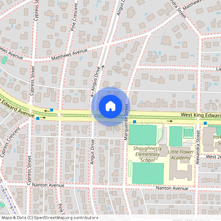 West King Edward Ave cls. to Grandville Street, Vancouver, British Columbia, V6J2W1