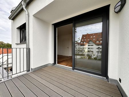 Leipzig: Wohnen am Park ** Neubau ** 4-Raum WE ** großer Balkon ** Einbauküche ** Tiefgarage - Foto 3