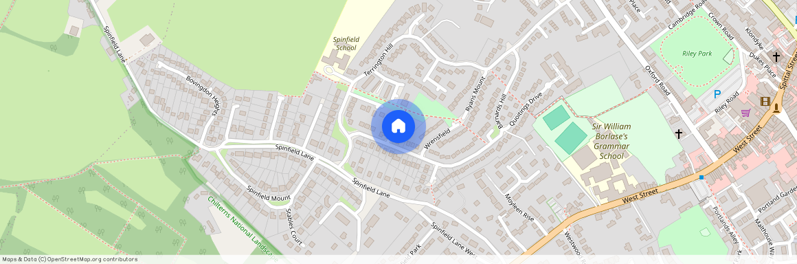 West Marlow - Spinfield School Catchment