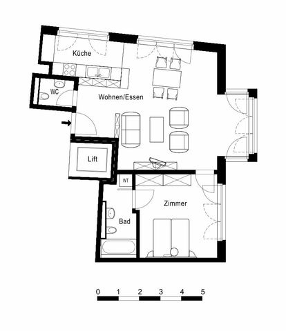 Moderne Wohnung mit grosser Dachterrasse - Foto 2