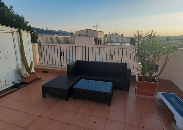 RENTED UNTIL MARCH 2025 – 2 bedroom apartment with roof terrace in Son Ferrer for rent