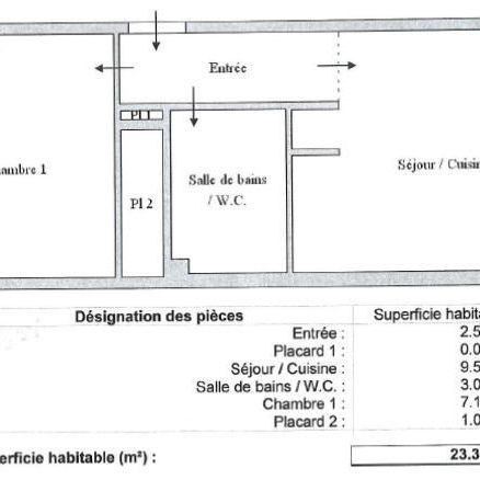 Appartement 2 pièces - 23 m² - Photo 2