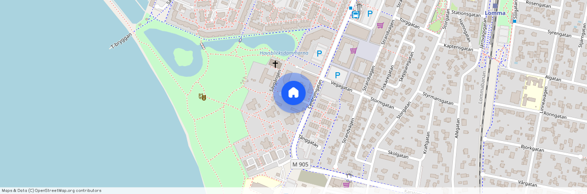 Strandängsgatan, Lomma