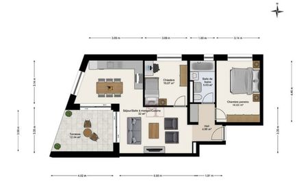 Beautiful 3.5p apartment in Corminboeuf - Photo 4