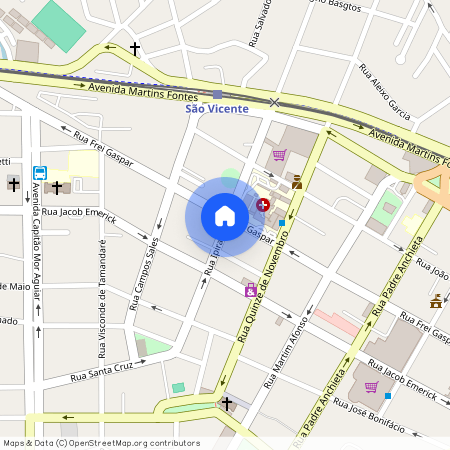 Rua Ipiranga, Parque Bitaru, São Vicente - SP, 11310-400, Brazil