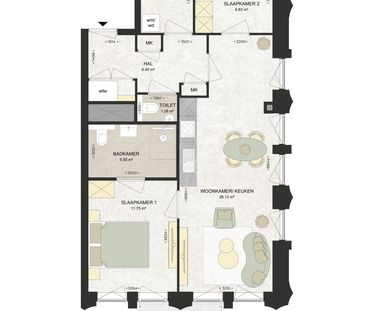 Appartement te huur: Kennedylaan 392 2035 TR Haarlem - Photo 1