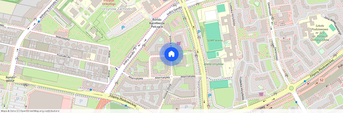 ul. Polskie Drogi, Stary Imielin, Ursynów, Warszawa, mazowieckie