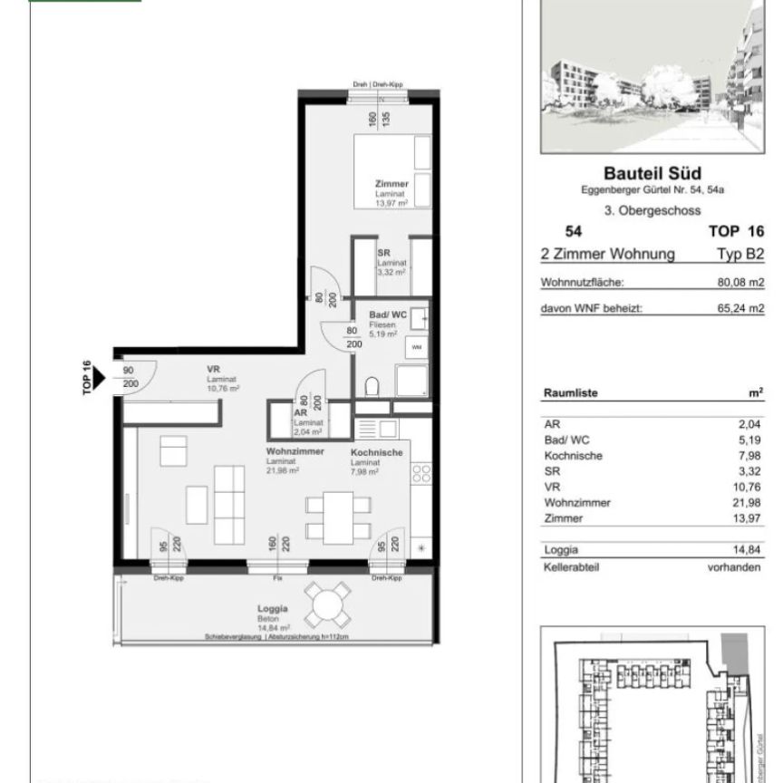 Zukunftsorientiertes Wohnen: Moderne Genossenschaftswohnung in attraktiver Lage - Foto 1