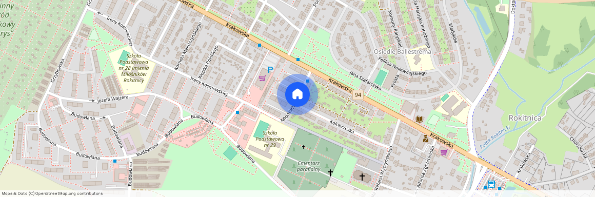 ul. Młodzieżowa, Rokitnica, Zabrze, śląskie