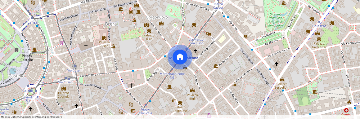 Via Manzoni, 20100, Milano