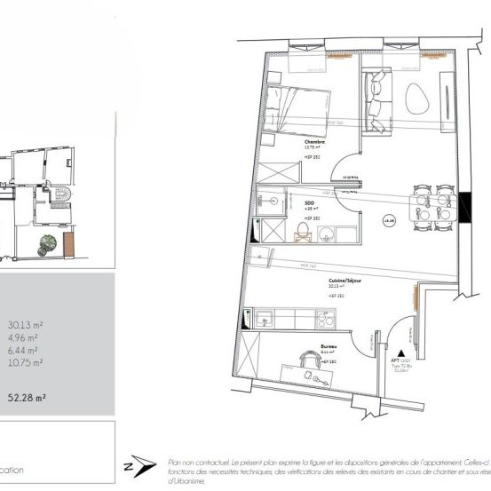 Location Appartement 2 pièces 52m² AGEN 47000 - Photo 2