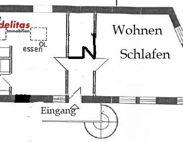 große 1,5 Zi-Wohnung im 1.OG in zentraler und ruhiger Lage von Rastatt - Photo 1