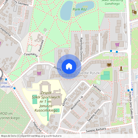 ul. Józefa Ryszki, Klimzowiec, Centrum, Chorzów, śląskie