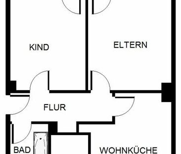 Hier findet jeder seinen Platz: 2-Zimmer-Wohnung - Foto 5