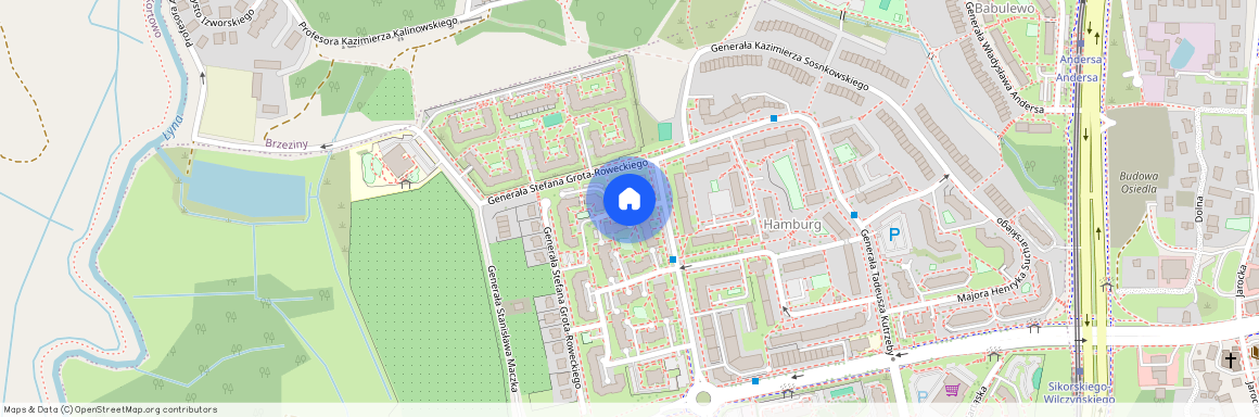 ul. gen. Józefa Hallera, Osiedle Generałów, Olsztyn, warmińsko-mazurskie