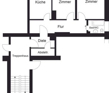 + Gemütliche 2-Raum-Wohnung + - Photo 5