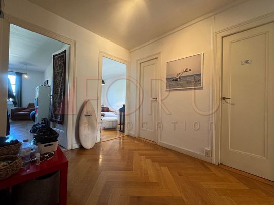 Beautiful 3.5 room furnished apartment in the city center with lake view - Photo 1