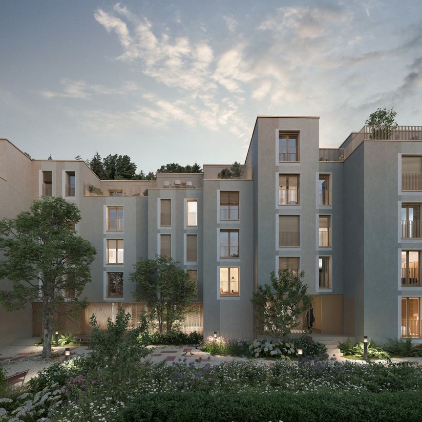 Modernes Wohnen im Dachgeschoss – Hochwertige 2.5-Zimmer-Neubauwohnung in Zürich-Seebach - Foto 1