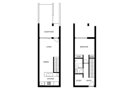 One bedroom + study townhouse - Flexible available date! - Photo 5