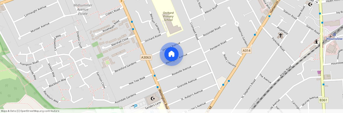 Wellington Avenue, Hounslow, TW3, London