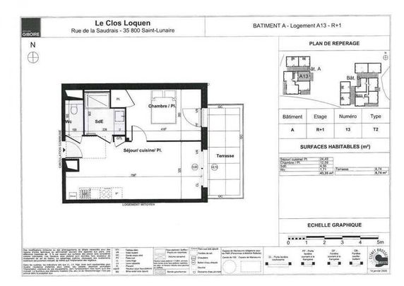 Appartement 2 pièces - - Photo 1