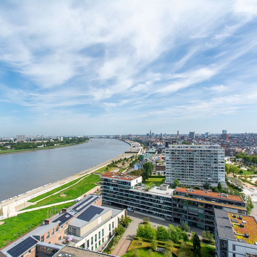 Ongemeubeld 1 slaapkamer appt. met zicht op de Schelde - Photo 1