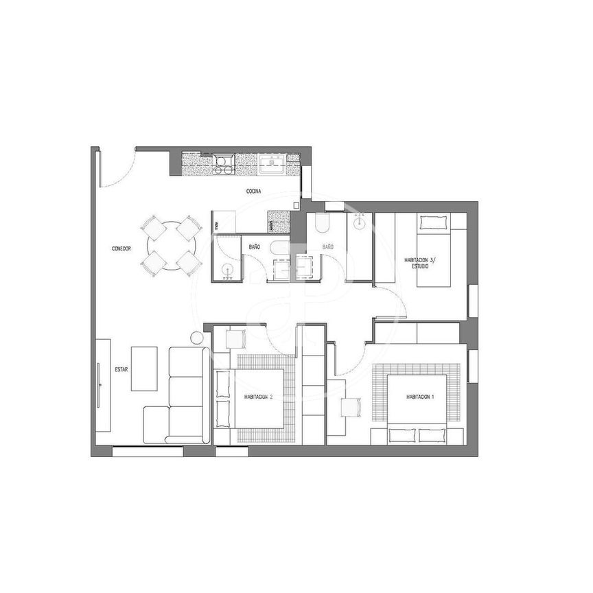 Flat for rent in Na Rovella (Valencia) - Photo 1