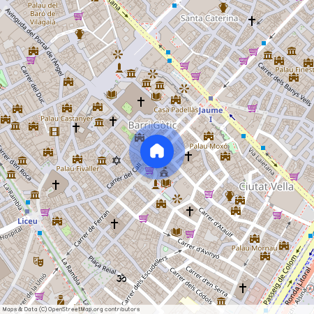 Plaça de Sant Jaume, Barcelona, Catalonia 08002