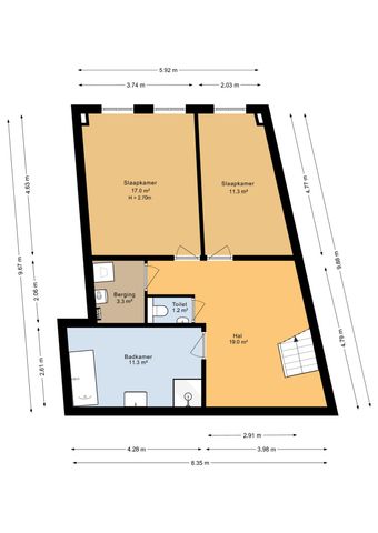 Appartement te huur: Kettingstraat 23 2511 AM Den Haag - Foto 5