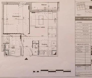 Appartement à louer 2 pièces 41.2m² - Photo 5