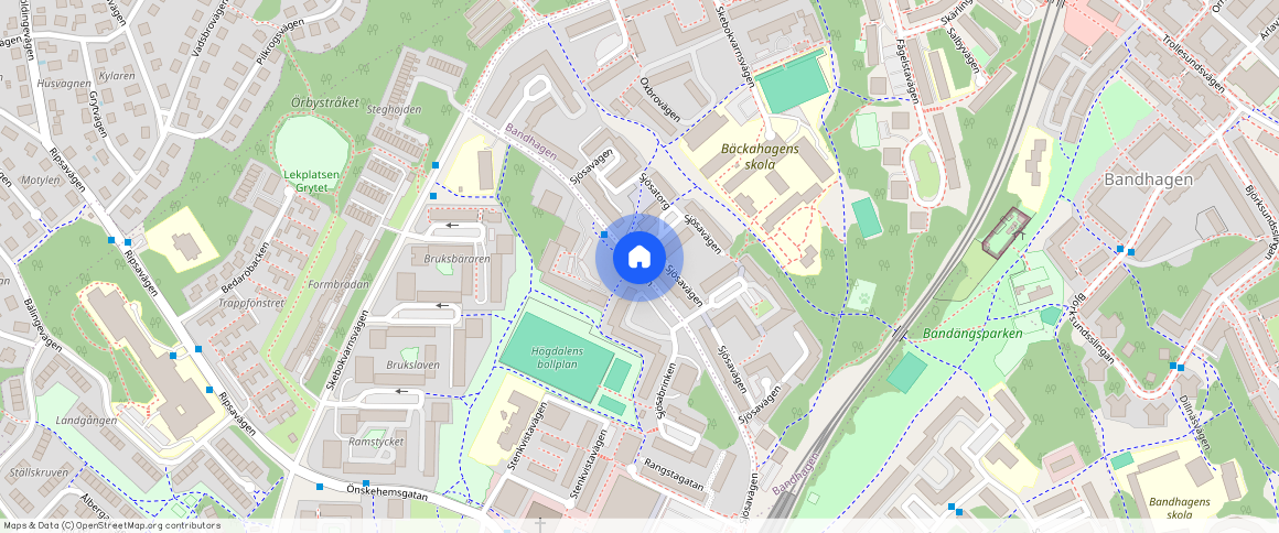 Sjösavägen, Bandhagen