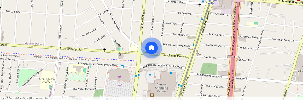 Rua Rio De Janeiro, 310, Canoas, Canoas - RS, 92330-500, Brazil