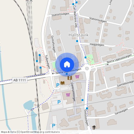 Norra Uppsalavägen, Hallstavik
